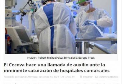 Llamada de auxilio ante la saturación de hospitales comarcales